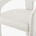 Penrose Oak Effect Round Dining Table & 4 Cream Roxy Chairs