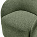 Romilly Green Fabric Swivel Accent Tub Chair
