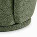 Romilly Green Fabric Swivel Accent Tub Chair