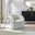 Romilly Grey Fabric Swivel Accent Tub Chair