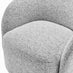 Romilly Grey Fabric Swivel Accent Tub Chair