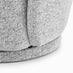 Romilly Grey Fabric Swivel Accent Tub Chair