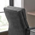 Rosco Black Faux Leather Swivel Office Chair