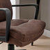 Rosco Brown Faux Leather Swivel Office Chair