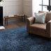 Selby Navy Blue Shaggy Rug 160x230