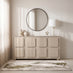 Selene Cream Melamine 4 Door Sideboard