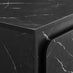 Selene Black Marble Effect 4 Door Storage TV Stand