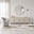 Selene Cream Melamine 4 Door Storage TV Stand