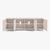 Selene Cream Melamine 4 Door Storage TV Stand