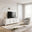 Selene White Marble Effect 4 Door Storage TV Stand