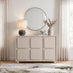 Selene Cream Melamine 3 Door Sideboard