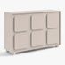 Selene Cream Melamine 3 Door Sideboard