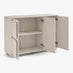 Selene Cream Melamine 3 Door Sideboard