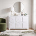 Selene White Marble Effect 3 Door Sideboard