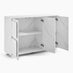 Selene White Marble Effect 3 Door Sideboard