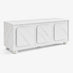 Selene White Marble Effect 3 Door Storage TV Stand