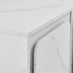 Selene White Marble Effect 3 Door Storage TV Stand