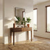Shasta Mango Wood Walnut Finish Console Table