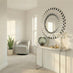 Starburst Round Modern Wall Mirror
