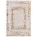 Strata Gold & Cream Sketched Border Rug 200x300