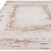 Strata Gold & Cream Sketched Border Rug 200x300