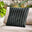 2x Stripe Outdoor Cushions (pair) - Black & Cream