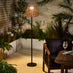 Sundara Rattan Solar Outdoor Floor Light