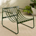 Syros Green Metal & Cream 4 Seat Garden  Sofa Set