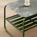 Syros Green Metal & Cream 4 Seat Garden  Sofa Set