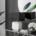 Saanvi Mirror and Black Table Lamp
