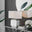 Saanvi Mirror and White Table Lamp