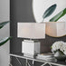 Saanvi Mirror and White Table Lamp