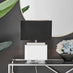 Saanvi Mirror and Black Table Lamp