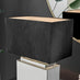 Saanvi Mirror and Black Table Lamp