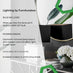 Saanvi Mirror and Black Table Lamp