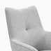 Sabine Grey Fabric Swivel Office Chair