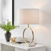 Saffron White and Marble Table Lamp