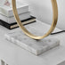 Saffron White and Marble Table Lamp