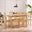 Salcombe Extending Oak Effect Wooden Table & 6 Whitby Dining Chairs