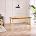 Salcombe Extending Rectangular Wooden Table & 6 Whitby Dining Chairs