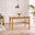 Salcombe Oak Effect Wood Extending 6 Seater Dining Table