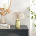Sarah Glass and Brass Table Lamp