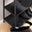 Seaton Black Shelving Rail with 2 Shelves