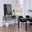 Seaton Black Open Shelf Console Table