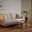 Seaton Square Oak Effect and Black Nest of  2 Side Tables