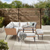 Seychelles Beige Rattan 9 Seat Corner Sofa Garden Dining Set