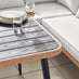 Seychelles Beige Rattan 9 Seat Corner Sofa Garden Dining Set