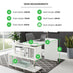 Siena White High Gloss Rotating Desk