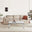 Skye Rectangular White Marble Glass and Metal Coffee Table