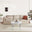 Skye Round White Marble Glass and Metal Coffee Table